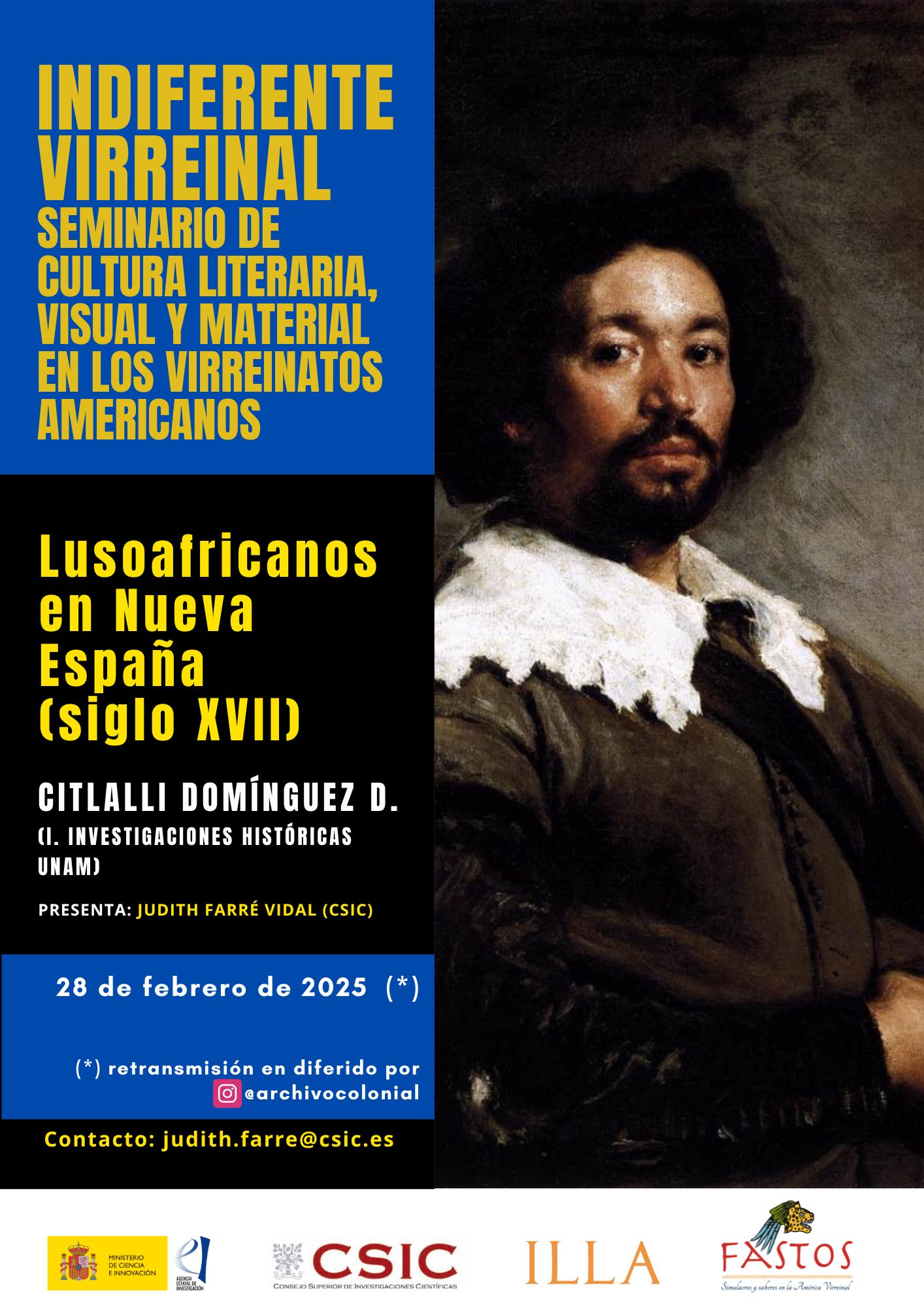 indiferente virreinal. Seminario de cultura literaria visual y material en los virreinatos americanos15